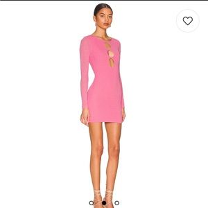 Pamela Cut Out Dress in Pink perfect condition worn once
